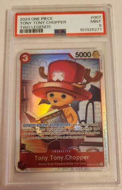 Tony Tony Chopper 2024 ONE PIECE OP08-Two Legends #007 PSA 9 - Image 1