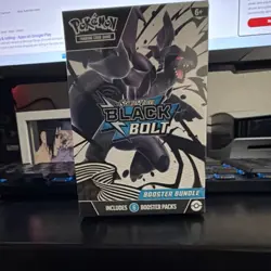 Pokemon Scarlet & Violet Black Bolt Booster Bundle - 6 Booster Packs - Image 1