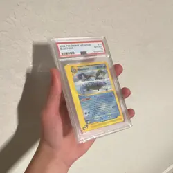 Pokemon Blastoise Expedition Base Set 2002 Rare Regular PSA 10 037/165 - Image 1