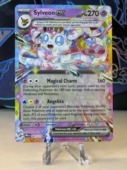 Pokemon TCG Sylveon ex Sv: Prismatic Evolutions 041/131 Holo Double Rare EX - Image 1