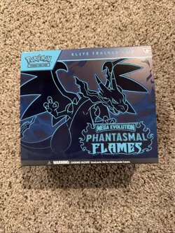 Mega Evolution Phantasmal Flames ETB Elite Trainer Box Pokemon read Discription - Image 1