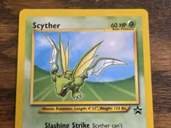 Pokemon Wotc Black Star Promo # 45 SCYTHER **not played** - Image 2
