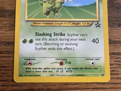 Pokemon Wotc Black Star Promo # 45 SCYTHER **not played** - Image 3