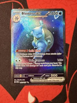 Pokemon TCG Scarlet & Violet 151 Blastoise EX SIR 200/165 Near Mint! - Image 1