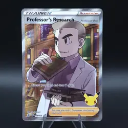 Professor's Research - 024/025 Full Art (Celebrations) NM - Pokemon TCG - Image 1