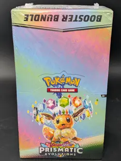 Pokemon Scarlet & Violet Prismatic Evolutions Booster Bundle Display Case SEALED - Image 1