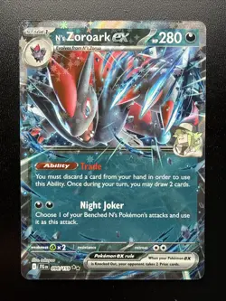 FREE SHIPPING N's Zoroark ex 098/159 Sv09: Journey Together Holo POKEMON - Image 1
