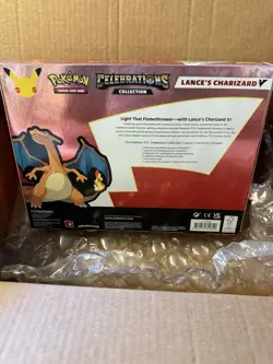 Pokemon TCG Celebration Box Lance's Charizard V Brand New Sealed!! 820650809392 - Image 2