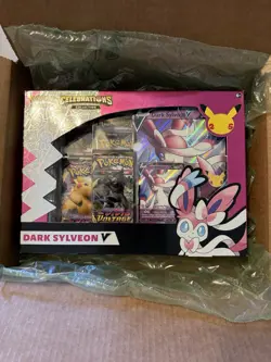 Pokemon TCG Celebrations Dark Sylveon V Collection Factory Sealed Box - Image 1