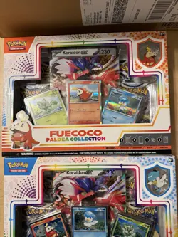 Set Of 3 Pokemon TCG PALDEA Collection Starter Pin NEW FACTORY SEALED - Image 2