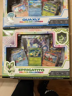 Set Of 3 Pokemon TCG PALDEA Collection Starter Pin NEW FACTORY SEALED - Image 4