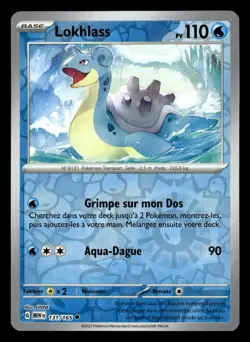 LOKHLASS REVERSE - POKEMON 131/165 EV3.5 ECARLATE ET VIOLET MEW 151 NEUF FR - Image 1