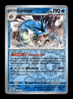 Carte Pokemon Leviator Reverse 130/165 151 Francais - Image 1
