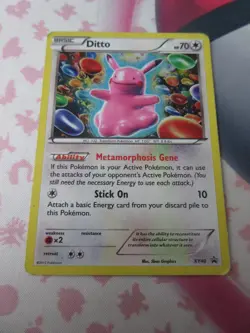 Pokemon Black Star Promo Ditto Holo XY40 w/ SWIRL - Image 1