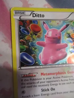 Pokemon Black Star Promo Ditto Holo XY40 w/ SWIRL - Image 2
