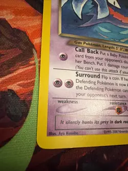 Pokemon Dark Haunter TCG Card Neo Destiny 36/105 NM - Image 2