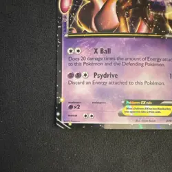 Pokemon/The Pokemon Company Mewtwo EX Holo Promo BW45 Basic 170HP Psychic - Image 3