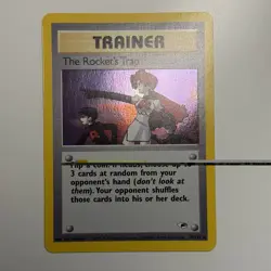 Pokemon TCG The Rocket's Trap 19/132 Gym Heroes Holo LP - Image 3