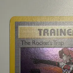 Pokemon TCG The Rocket's Trap 19/132 Gym Heroes Holo LP - Image 4