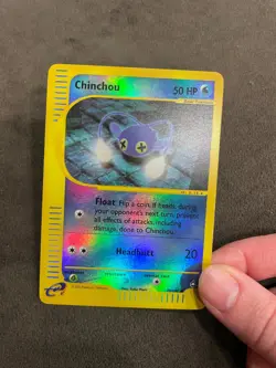 Chinchou Aquapolis 70/147 Reverse Holo eReader Pokemon TCG NM - Image 2