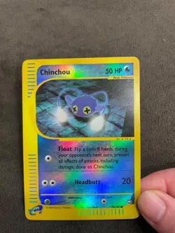 Chinchou Aquapolis 70/147 Reverse Holo eReader Pokemon TCG NM - Image 3