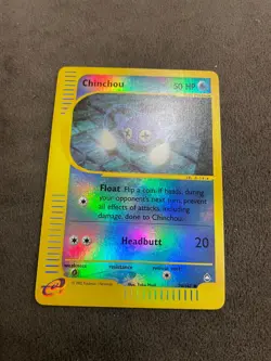 Chinchou Aquapolis 70/147 Reverse Holo eReader Pokemon TCG NM - Image 4