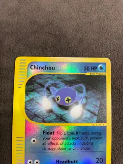 Chinchou Aquapolis 70/147 Reverse Holo eReader Pokemon TCG NM - Image 5