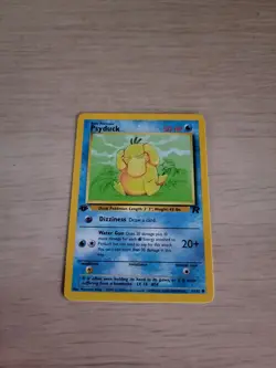 Pokemon Team Rocket 1st Edition Regular Finish Dark Psyduck 65/82 NM-MT OC764 - Image 1