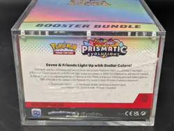Pokemon TCG S&V Prismatic Evolutions Booster Bundle Display Case w/Acrylic Case - Image 3