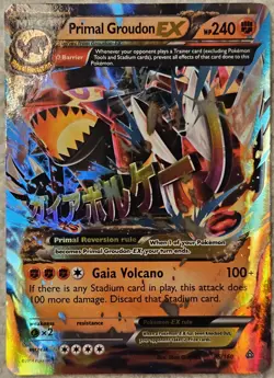 Pokemon Primal Groudon EX 86/160 XY Primal Clash English NM/LP - Image 1
