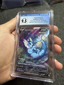 Pokemon Vaporeon V VMAX Premium Coll. Full Alt Art Promo SWSH181 CGC 9.5Gem Mint - Image 2