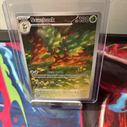 2025 Pokemon SV White Flare WHT EN Sawsbuck Illustration Rare #092/086 - Image 5