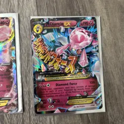 Pokemon TCG M Diancie EX & Diancie EX XY Promos Holo Mega Evolution Fairy 2015 - Image 2