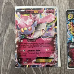 Pokemon TCG M Diancie EX & Diancie EX XY Promos Holo Mega Evolution Fairy 2015 - Image 3