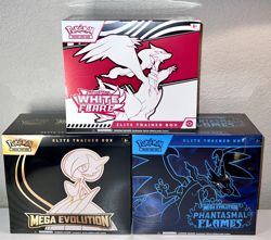 Pokemon Mega Evolution Elite Trainer Box ETB, White Flare, Phantasmal Flames ETB - Image 5