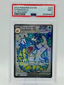 2023 POKEMON SVI EN-SCARLET & VIOLET ULTRA RARE #225 GYARADOS EX PSA 9 - Image 1