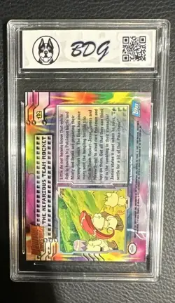 1999 Topps Pokemon - Movie Edition - Nefarious Team Rocket #12 BDG Gem Mint 10 - Image 2