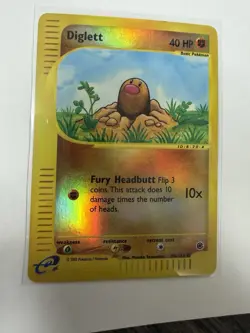 Pokemon Diglett 40 HP Expedition 106/165 Reverse Holo Common 2002 English - Image 2