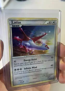 Pokemon TCG - Latias HGSS10 Cosmos Holo Pokemon Black Star Promo - LP - Image 3
