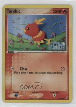 Torchic Reverse Foil Pokemon EX Crystal Guardians #65 2006 - Image 1