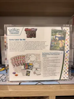 Pokemon TCG - 151 PC Exclusive Elite Trainer Box ETB Sealed w Acrylic Case - Image 2