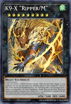 Yu-Gi-Oh! K9 - X Ripper/M BPRO-EN043 1st Edition Ultra Rare NM Presale - Image 1