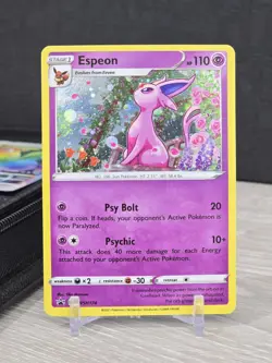 Pokemon Card TCG Espeon SWSH174 Fusion Strike Black Star Promo Cosmos Holo NM - Image 3