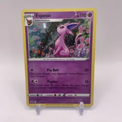Pokemon Espeon TCG SWSH174 Black Star Promo Holo Rare Card NM/M Condition - Image 1