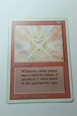 MTG Mana Flare x1- -Revised Edition-Mod/Hvy Play - Image 1