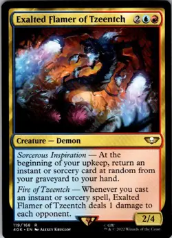 Magic | 40K | Exalted Flamer of Tzeentch | 119 | NM - Image 1