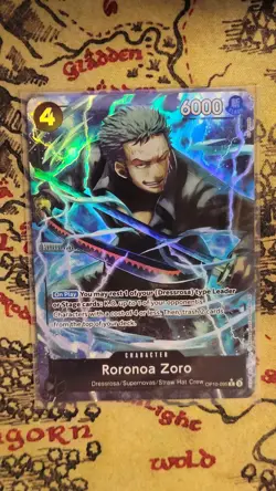 One Piece CCG Roronoa Zoro (Alternate Art) OP10-095, PRB 2. - Image 1