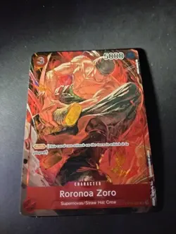 One Piece Card Game CCG TCG Roronoa Zoro OP01-025 Alternate Alt Art Pack Fresh - Image 1