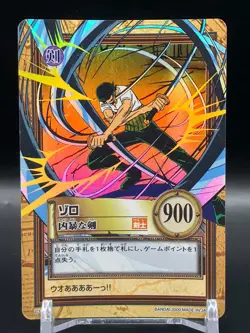 Roronoa Zoro ONE PIECE Carddass Hyper Battle Holo Rare TCG Japanese Anime C114 - Image 1