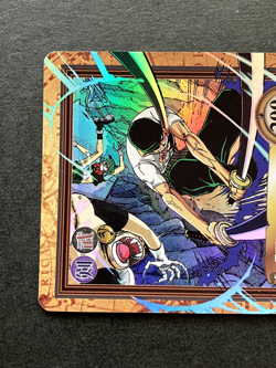 Roronoa Zoro ONE PIECE Carddass Hyper Battle TCG Holo Rare Japanese Anime C38 N1 - Image 2